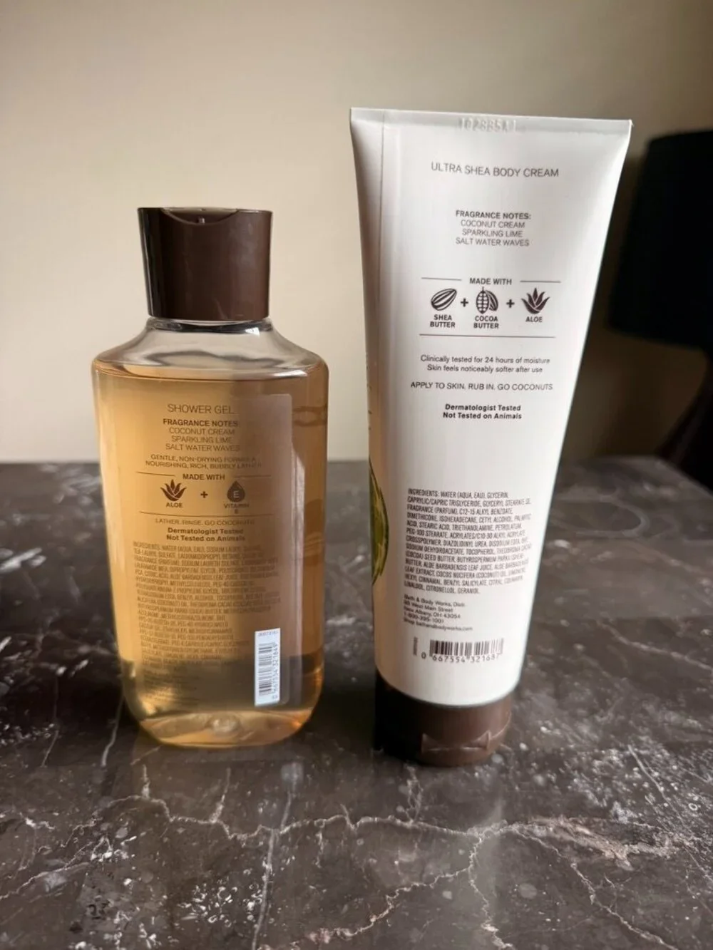 Bath & Body Works one coconut